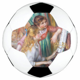 ピエール・アウグストルノアール – ピアノの少女たち サッカーボール