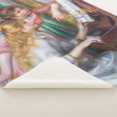 ピエール・アウグストルノアール – ピアノの少女たち シェルパブランケット (3/4)