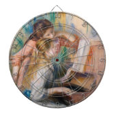 ピエール・アウグストルノアール – ピアノの少女たち ダーツボード (正面)