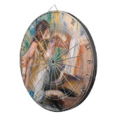 ピエール・アウグストルノアール – ピアノの少女たち ダーツボード (正面右)