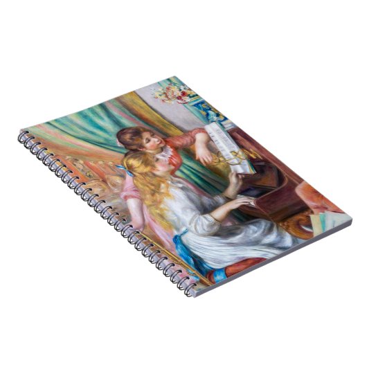 ピエール・アウグストルノアール – ピアノの少女たち ノートブック (右側)