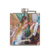 ピエール・アウグストルノアール – ピアノの少女たち フラスク (裏面)