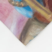 ピエール・アウグストルノアール – ピアノの少女たち フリースブランケット (角)