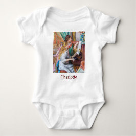 ピエール・アウグストルノアール – ピアノの少女たち ベビーボディスーツ