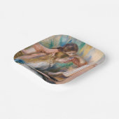 ピエール・アウグストルノアール – ピアノの少女たち ペーパープレート (傾斜あり)