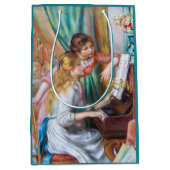 ピエール・アウグストルノアール – ピアノの少女たち ミディアムペーパーバッグ (正面)