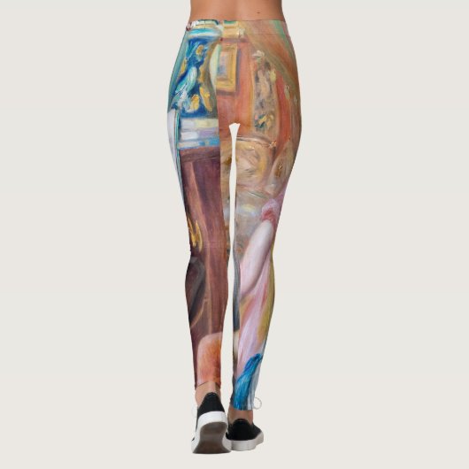 ピエール・アウグストルノアール – ピアノの少女たち レギンス (裏面)