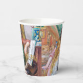 ピエール・アウグストルノアール – ピアノの少女たち 紙コップ (左)