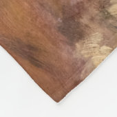 ピエール・アウグストルノアール – ファンの女の子 フリースブランケット (角)