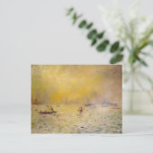 ピエール・アウグストルノアール – ヴェネツィアの景色 ポストカード (スタンド正面)