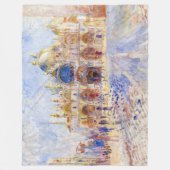 ピエール・アウグストルノアール – ヴェネツィア,サンマルコ フリースブランケット (正面)