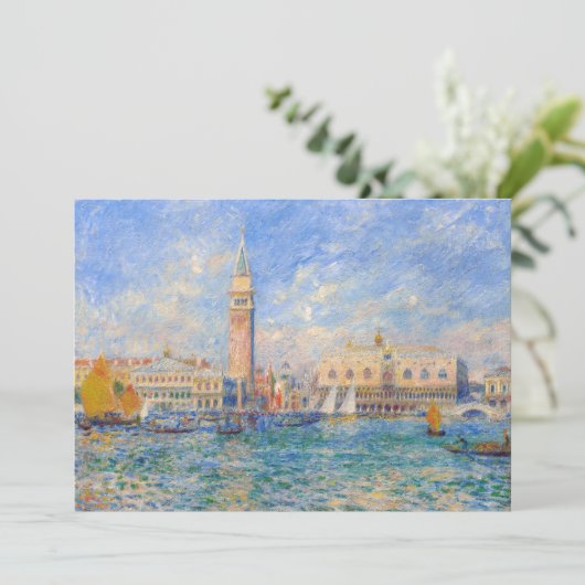 ピエール・アウグストルノアール – ヴェネツィア，ドージュの宮殿 サンキューカード (スタンド正面)