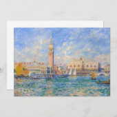 ピエール・アウグストルノアール – ヴェネツィア,ドージュの宮殿 サンキューカード (正面/裏面)