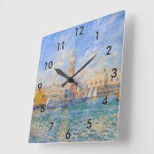 ピエール・アウグストルノアール – ヴェネツィア，ドージュの宮殿 スクエア壁時計 (傾斜)