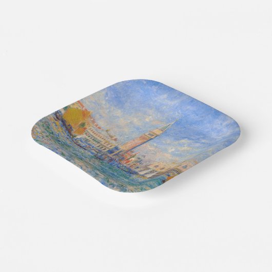 ピエール・アウグストルノアール – ヴェネツィア，ドージュの宮殿 ペーパープレート (傾斜あり)