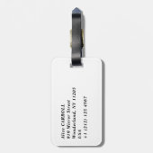 ピエール・アウグストルノアール – ヴェネツィア，ドージュの宮殿 ラゲッジタグ (裏面縦)