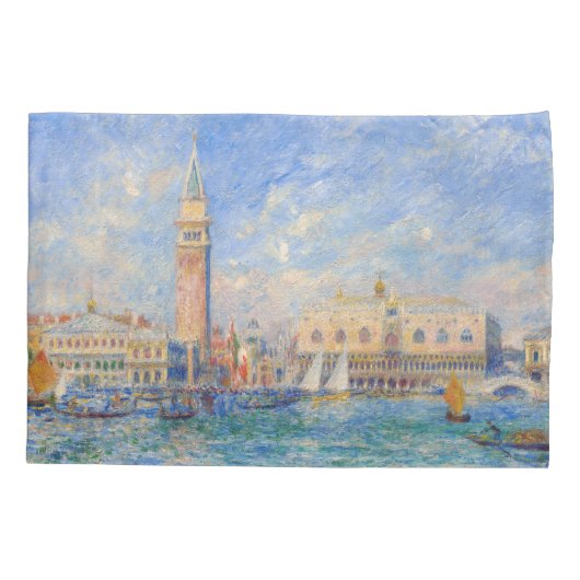 ピエール・アウグストルノアール – ヴェネツィア,ドージュの宮殿 枕カバー (裏面)