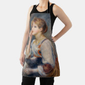 ピエール・アウグストルノアール – 手紙を持つ女性 エプロン (インサイチュ)