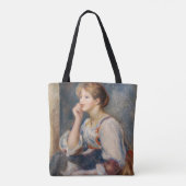 ピエール・アウグストルノアール – 手紙を持つ女性 トートバッグ (裏面)