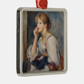 ピエール・アウグストルノアール – 手紙を持つ女性 メタルオーナメント (右)