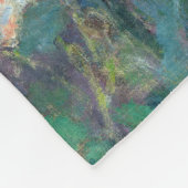 ピエール・アウグストルノアール – 散水缶のある少女 フリースブランケット (角)