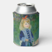 ピエール・アウグストルノアール – 散水缶のある少女 缶クーラー (缶裏面)