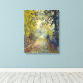 ピエール・アウグストルノアール – 森の中 キャンバスプリント (インサイチュ (ウッドフロア))