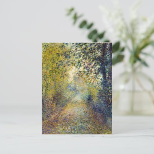 ピエール・アウグストルノアール – 森の中 ポストカード (スタンド正面)