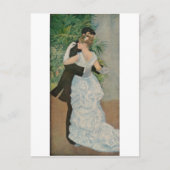 ピエール・アウグスト・ルノアールの町でのダンス(1883年) ポストカード (正面)