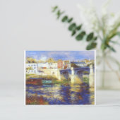 ピエール=オーギュストルノアールのチャトーの橋 ポストカード (スタンド正面)