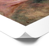 ピエール=オーギュストルノアールの牧草地で ポスター (角)