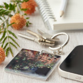 ピエール=オーギュストルノアールヴィンテージグラジオリ入り花瓶 キーホルダー (正面右)