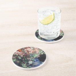 ピエール=オーギュストルノアールヴィンテージグラジオリ入り花瓶 コースター