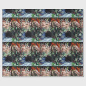 ピエール=オーギュストルノアールヴィンテージグラジオリ入り花瓶 ラッピングペーパー (フラット)