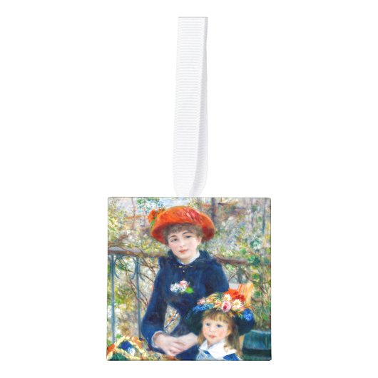 ピエール=オーギュストルノアール最高傑作の選定 キューブオーナメント (正面)