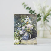 ピエール・オーギュストルノアール花瓶 ポストカード (スタンド正面)