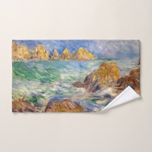 ピエール・オーギュストルノアール – ゲルネシー島 バスタオルセット (ハンドタオル)