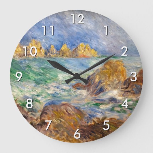 ピエール・オーギュストルノアール – ゲルネシー島 ラージ壁時計 (正面)
