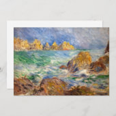 ピエール・オーギュストルノアール – ゲルネシー島 招待状 (正面/裏面)