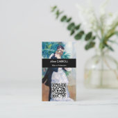 ピエール・オーギュストルノアール – シティダンス – QRコード 名刺 (スタンド正面)