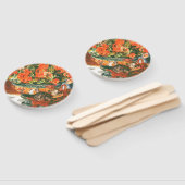 ピエール・オーギュストルノアール・ジェラニウムと猫 ハンドファン (組立なし)