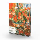 ピエール・オーギュストルノアール・ジェラニウムと猫 フォトブロック (右)