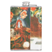 ピエール・オーギュストルノアール・ジェラニウムと猫 フラスク (裏面)