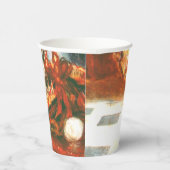 ピエール・オーギュストルノアール・ジェラニウムと猫 紙コップ (右)