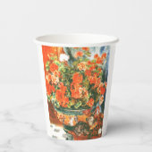 ピエール・オーギュストルノアール・ジェラニウムと猫 紙コップ (裏面)