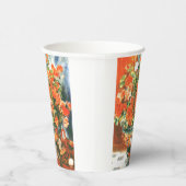 ピエール・オーギュストルノアール・ジェラニウムと猫 紙コップ (右)