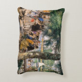 ピエール・オーギュストルノアール – セーヌ川の入浴 アクセントクッション (裏面(縦))