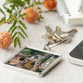 ピエール・オーギュストルノアール – セーヌ川の入浴 キーホルダー (側面)