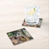 ピエール・オーギュストルノアール – セーヌ川の入浴 スクエアペーパーコースター (インサイチュ)