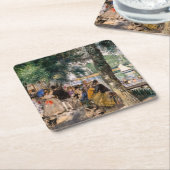 ピエール・オーギュストルノアール – セーヌ川の入浴 スクエアペーパーコースター (アングル)